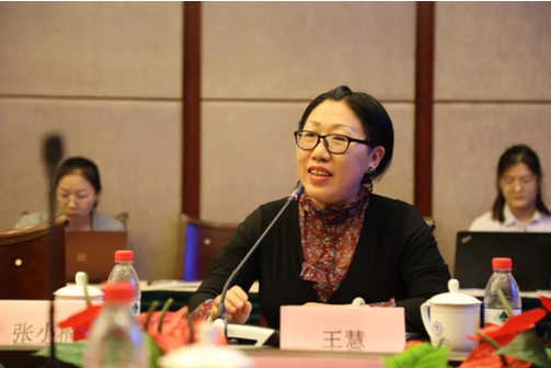 AG贵宾厅特邀王慧教授致开幕词